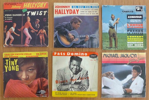Lot vinyles t hallyday - t,