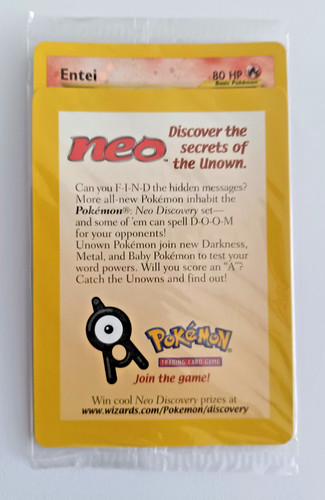 Carta pokemon entei holo - carta,