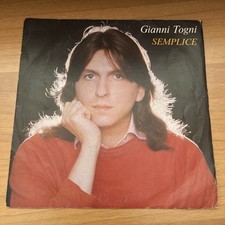 DISCO VINILE 45 GIRI VINTAGE GIANNI TOGNI - SEMPLICE - MA PERDIO