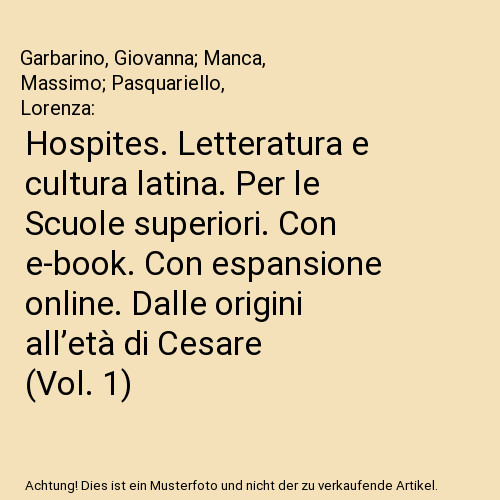 Hospites letteratura e - letteratura,