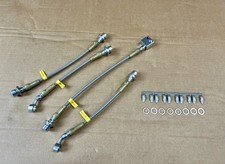 Originale Mugen Honda Civic Type R FN2 M20 - Set tubi freno posteriori intrecciati -NOS