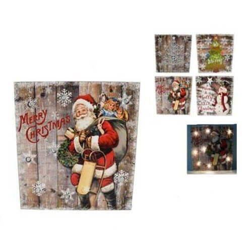 Quadro natale con luci - quadro,