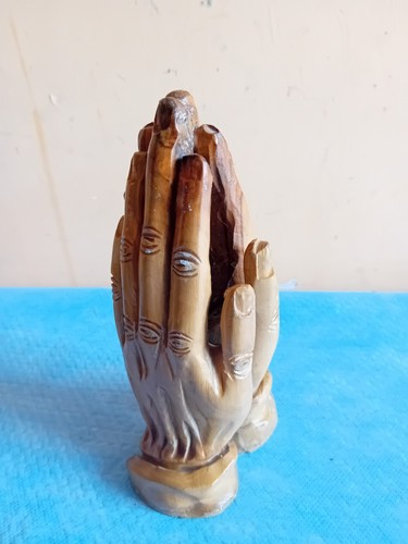 Mani preghiera legno - di,