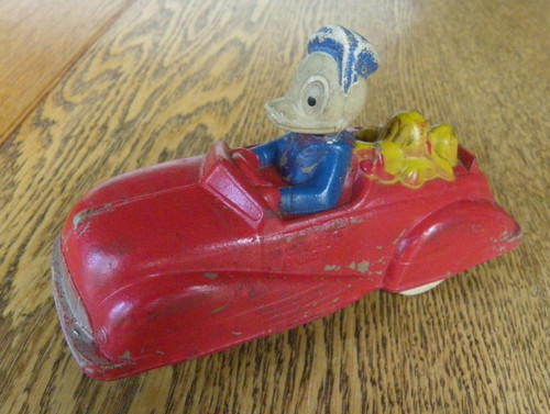 Walt disney donald auto anatra - donald,