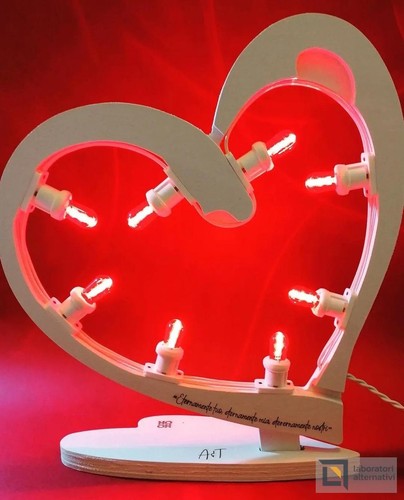 Lampada tavolo love scritta - lampada,