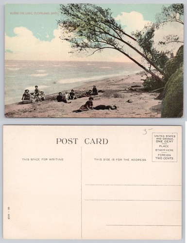 Cartolina epoca cleveland - d'epoca,