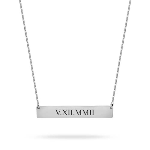 Collana argento sterling data - collana,