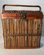 Scatola cesto vintage in