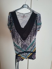 Maglia T-shirt  Desigual Donna Con Sciarpa Xl