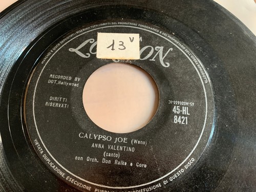 Italy 1957 rare - 7",