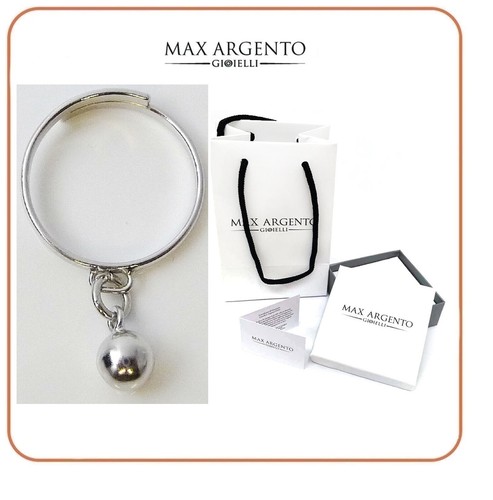 Anello argento 925 pallina - argento,