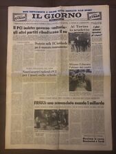 Quotidiano Il GIORNO del 17-5- 1976 dove si celebra il Torino Campione D’Italia