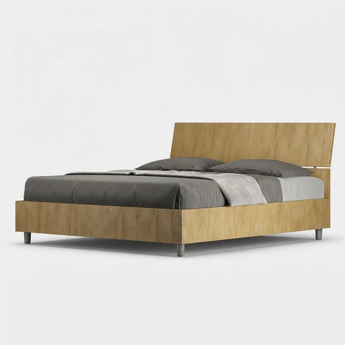 Letto matrimoniale legno - letto,