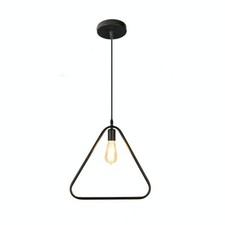 Lampadario geometrico ferro