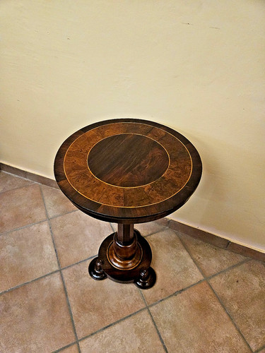Tavolino rotondo legno con - rotondo,