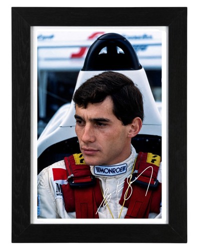 Foto autografo firmato - firmato, ayrton