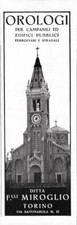 F.lli Miroglio Torino. Orologi