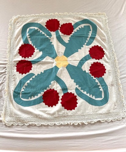 Tovaglia vintage applique