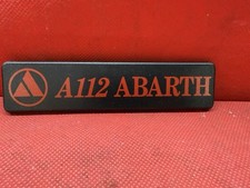 Autobianchi A112 ABARTH fregio