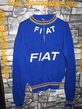 Vintage Cycling Jersey Maglia Ciclismo Bici FIAT era Eddy Merckx  '70s Eroica