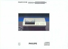 Philips manuale di istruzioni user manual per CD 100 tedesco inglese copy
