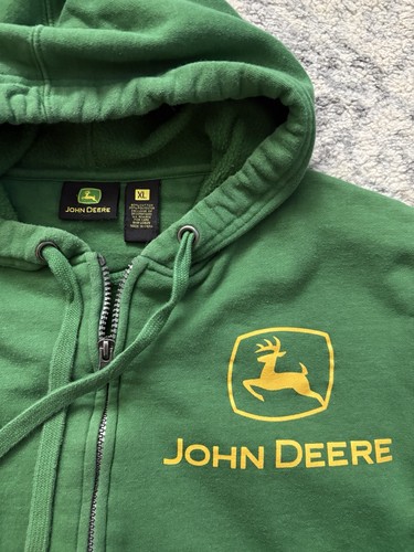 Felpa john deere fullzip - john,