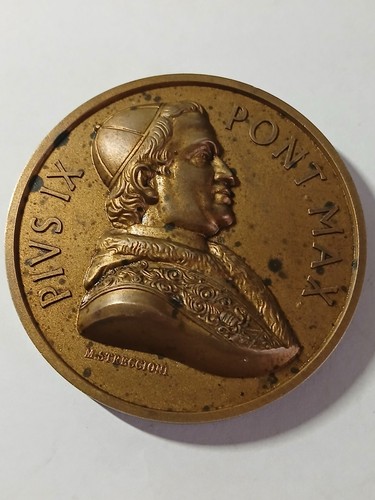 Medaglia pio postuma crux - pio,