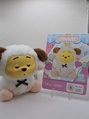 Ciondolo peluche miniso winnie - ciondolo,