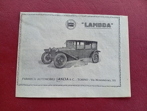 Lancia lambda pubblicita - , pubblicita'
