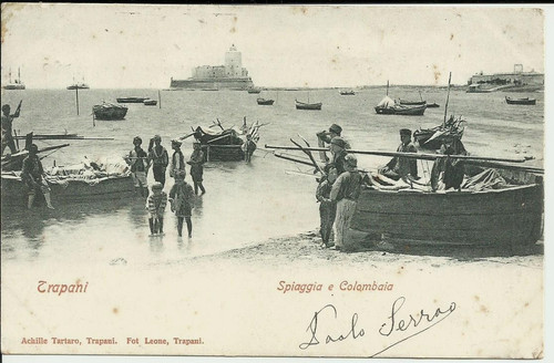 Trapani spiaggia e colombaia - -,