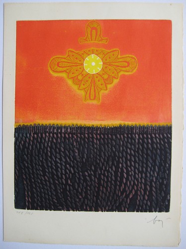 Baj enrico gravure 1968 - gravure,