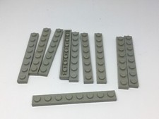 LEGO: 10x Piastra 1 X 8 - Rif