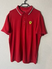 Polo Ferrari Racing Rossa Autentica Uomo, Taglia XL