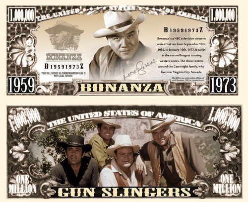 Bonanza billet 1 - 1, million