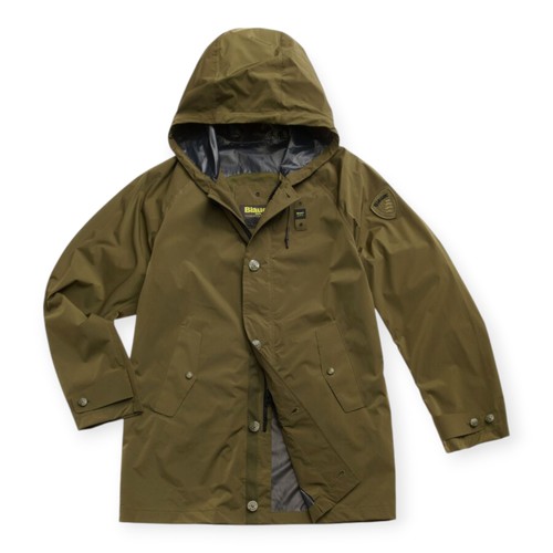 Blauer trench lungo uomo - lungo,
