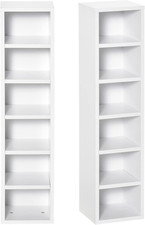 Set 2 Pezzi Libreria Scaffale