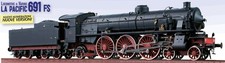 OSKAR H0 1693 LOCOMOTIVA A VAPORE FS Gr 691 014 FANALI ELETTRICI EP. III - NUOVA