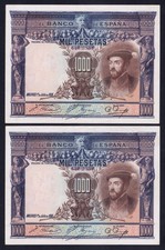 Pareja 1000 pesetas 1925