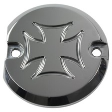 Coperchio motore anteriore destro - Cross - alluminio lucido→ Yamaha XVS 950 Midnight Star