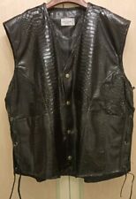 Gilet Uomo In Pelle Originale di Pitone  Serpente