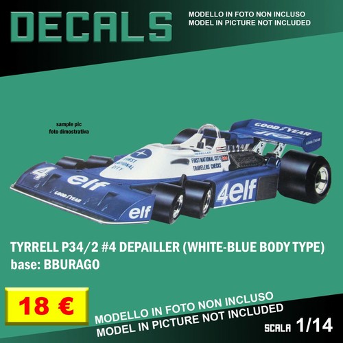 Decals repro tyrrell - tyrrell, p34/2