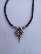 COLLANA CIONDOLO METALLO FOGLIA MARIJUANA C150