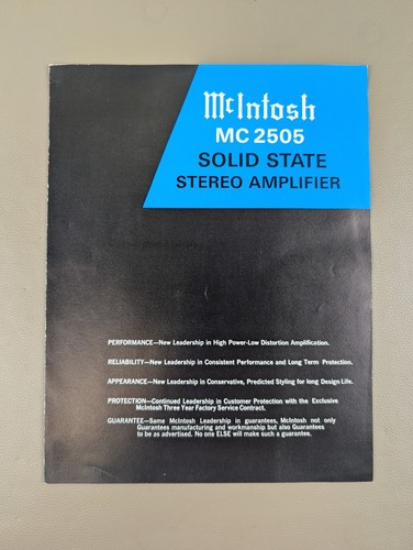 Mcintosh 2505 amplificatore - mcintosh,