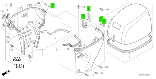 Honda bf10d componenti - honda,