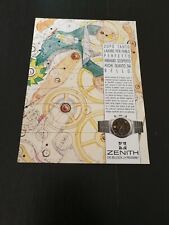 1991 EL PRIMERO ZENITH WATCH OROLOGIO VINTAGE AD PUB EPOCA