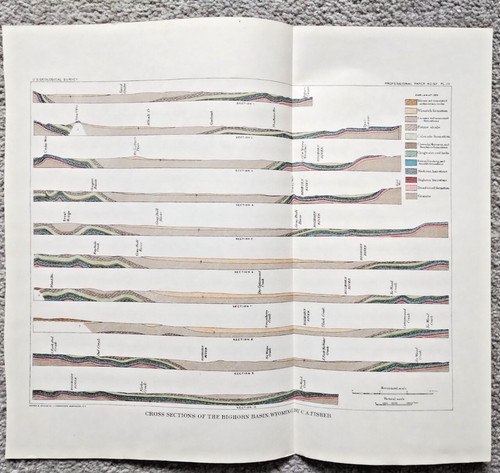 1906 antique geological - 1906,