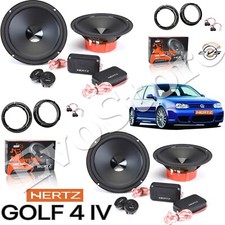 Kit 8 Casse Altoparlanti Hertz DSK165.3 per VW Golf 4 IV Anteriori e Posteriori