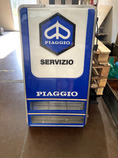 INSEGNA LUMINOSA CONCESSIONARIO "PIAGGIO SERVIZIO" BIFACIALE