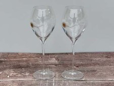 Coppia Bicchieri Champagne Perrier Jouet Fernando Laposse Ape Bianca