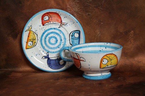 Tazza colazione alici - tazza, "alici"